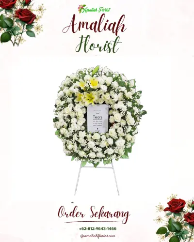 Krans Bunga Duka Cita di Jetakkidul